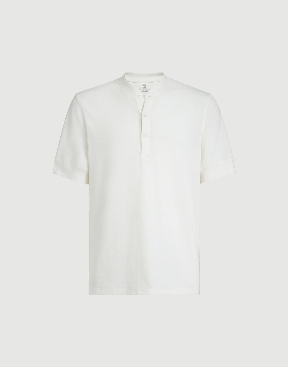 Cotton jersey T-shirt Off-White Man - Brunello Cucinelli