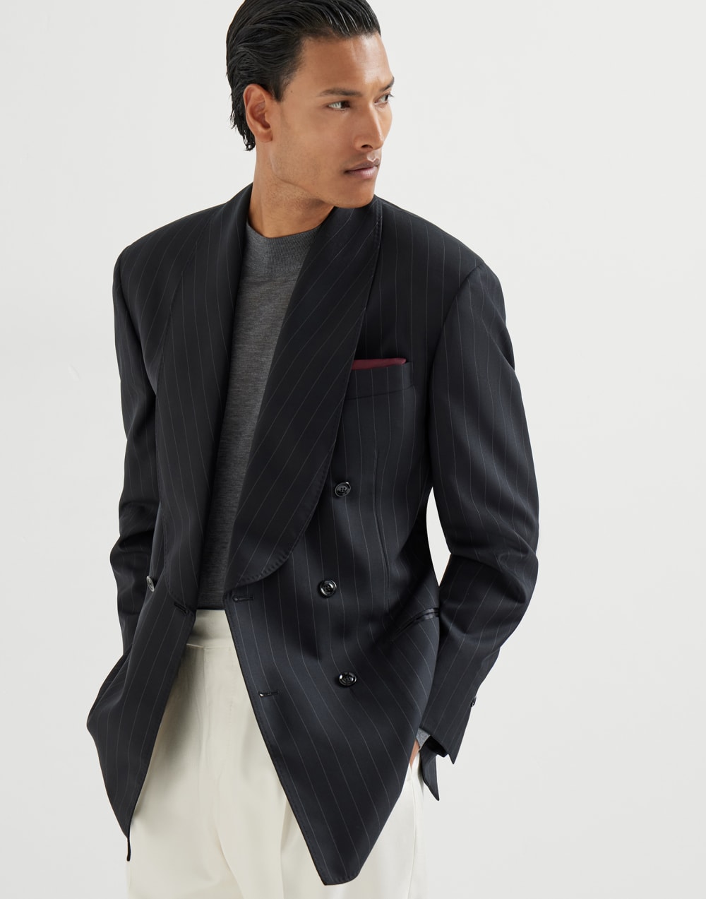 Tuxedo Jacket Black Man - Brunello Cucinelli