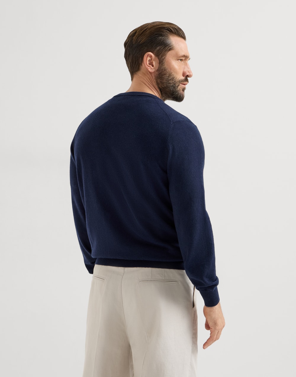 カシミヤセーター ネイビーブルー メンズ - Brunello Cucinelli