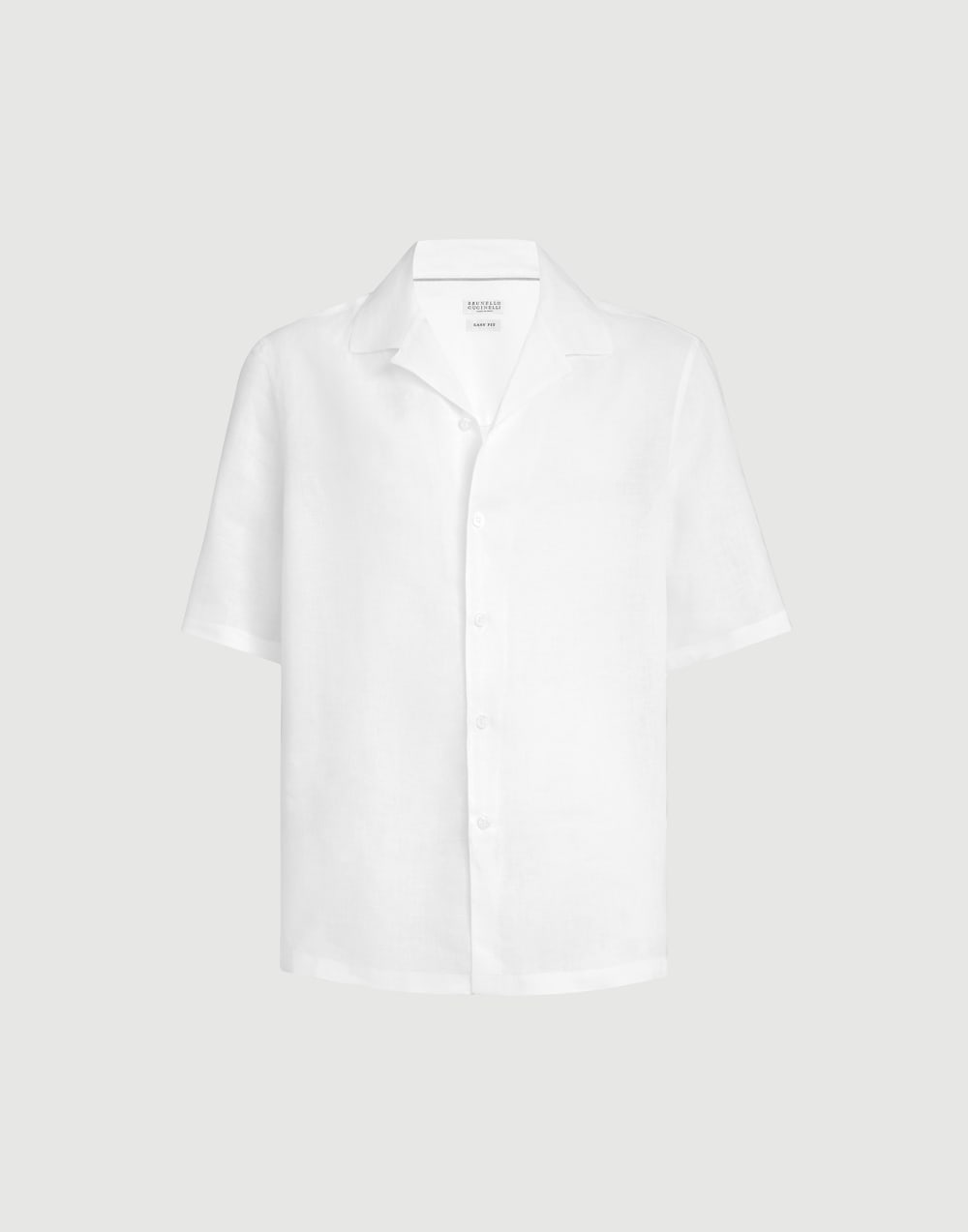 Short sleeve shirt White Man - Brunello Cucinelli