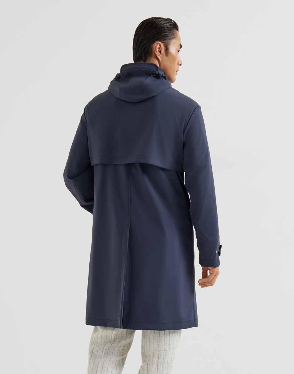 Parka non doublée Bleu Marine Homme - Brunello Cucinelli