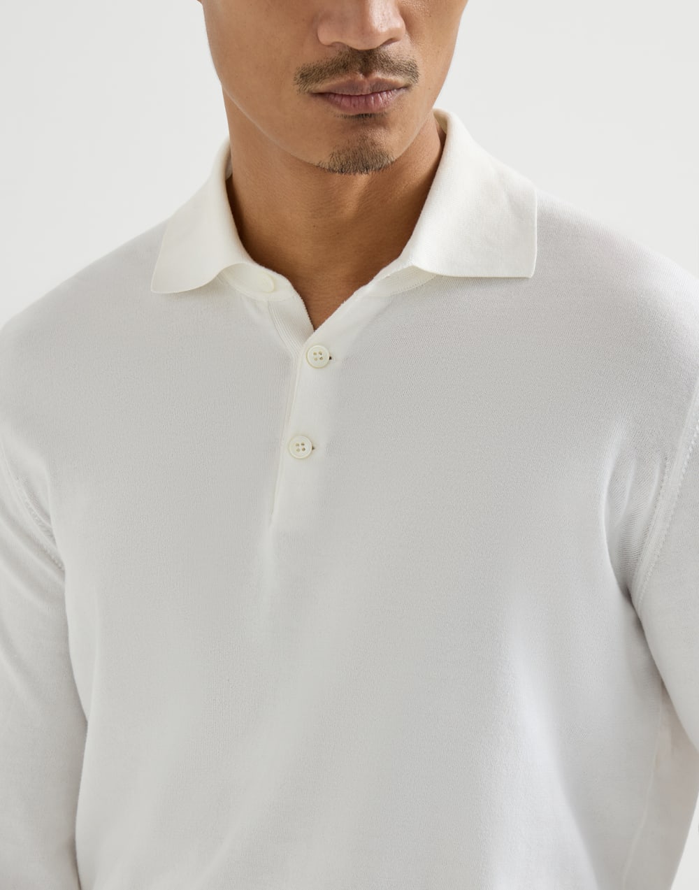 Polo de punto Panamá Hombre - Brunello Cucinelli