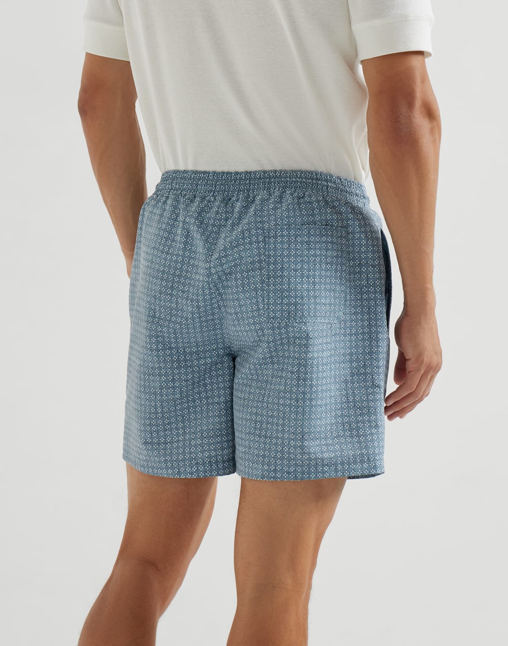 Nylon swim shorts Slate Man - Brunello Cucinelli