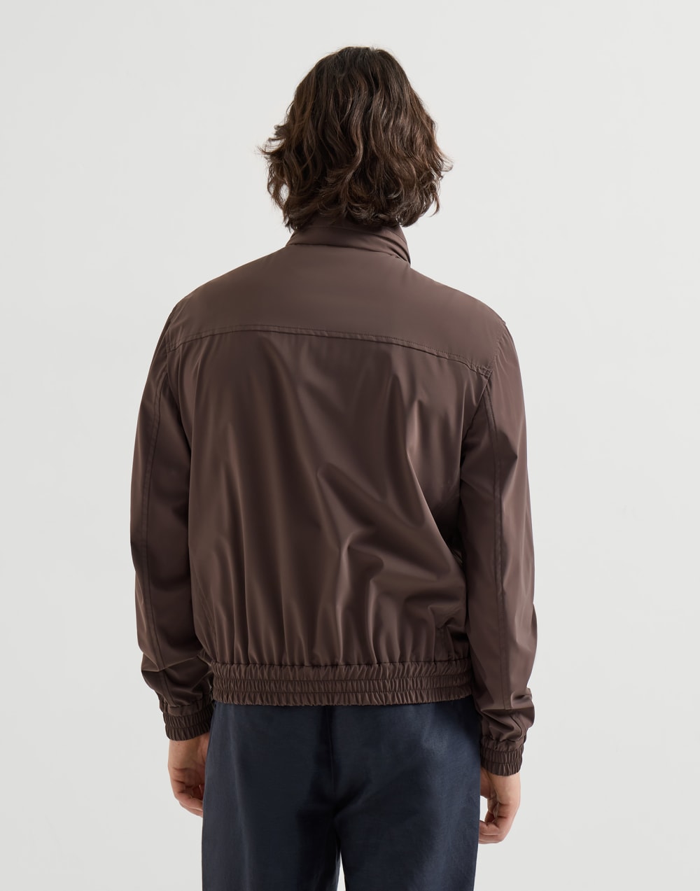 Nylon jacket Hazelnut Man - Brunello Cucinelli