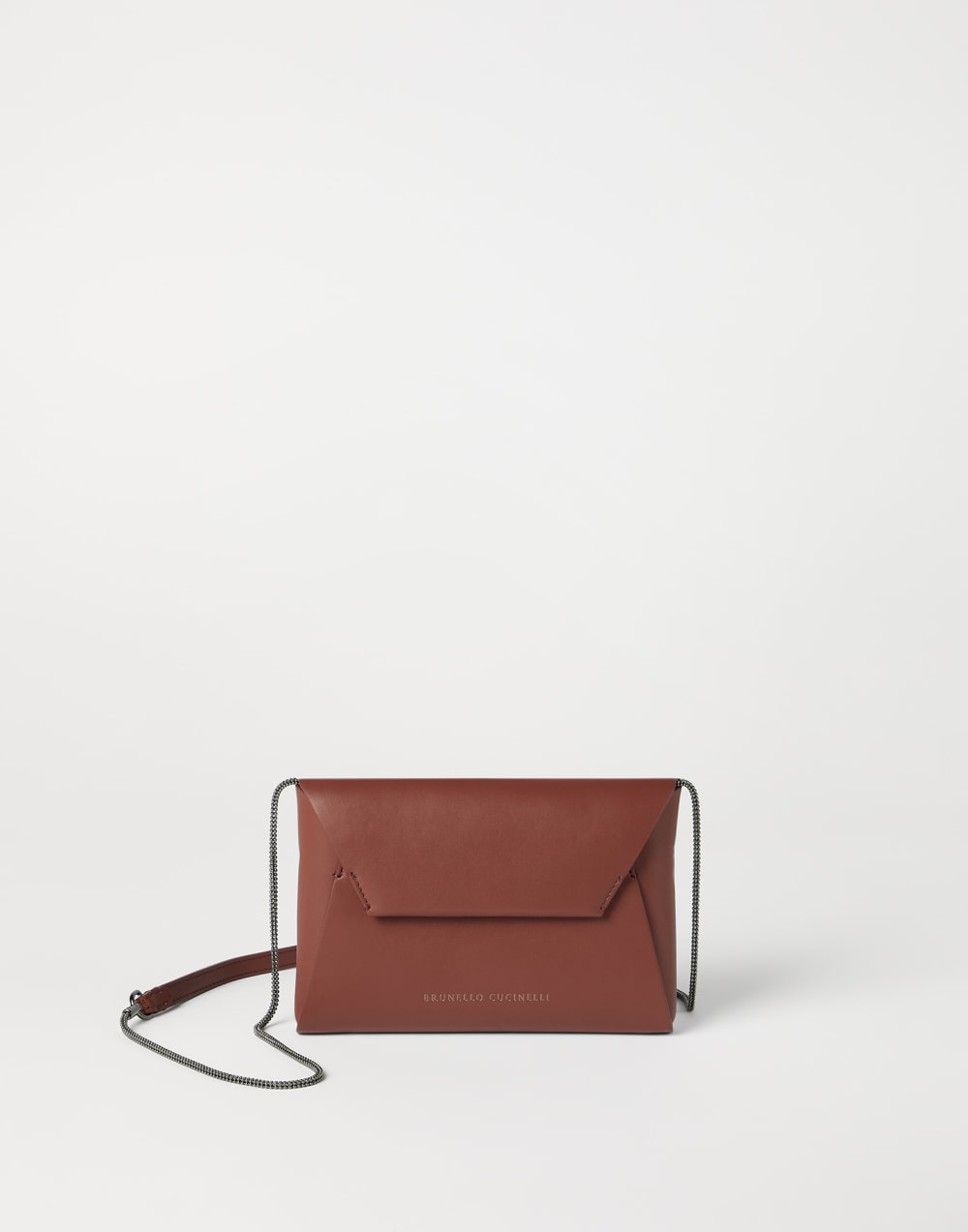 Calfskin BC Duo pochette Firebrick Woman - Brunello Cucinelli