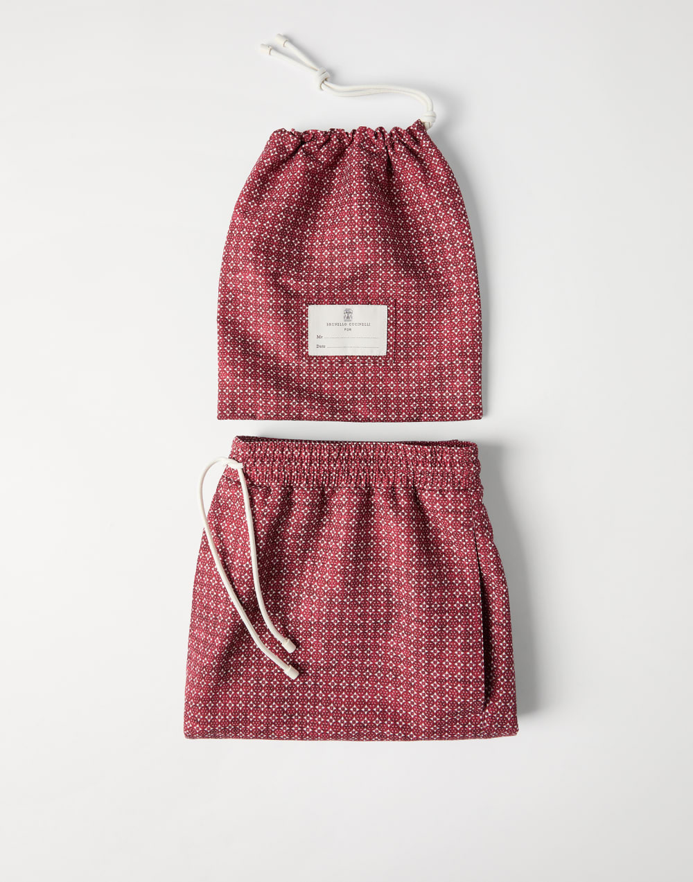 Nylon swim shorts Cherry Man - Brunello Cucinelli