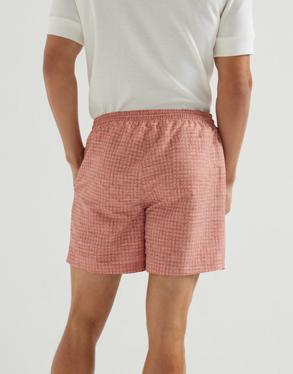 Nylon swim shorts Apricot Man - Brunello Cucinelli