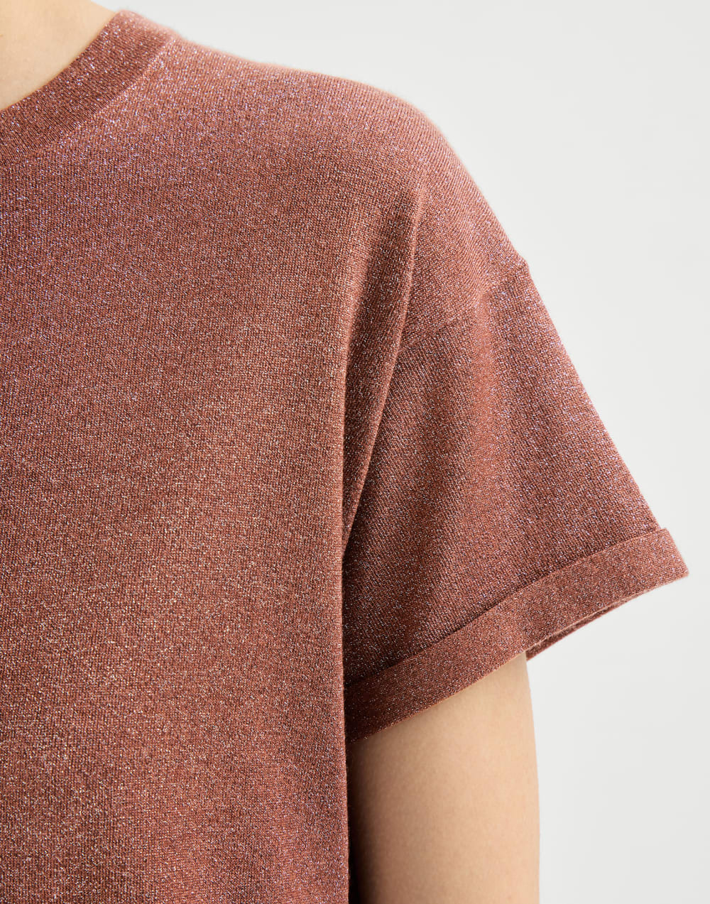 Cashmere and silk lightweight sweater Firebrick Woman - Brunello Cucinelli