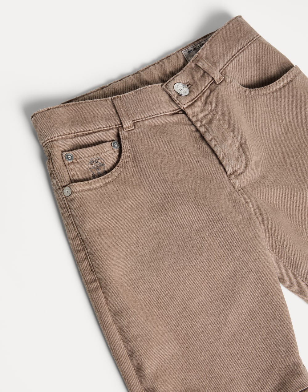 Five-pocket trousers Brown Boys - Brunello Cucinelli