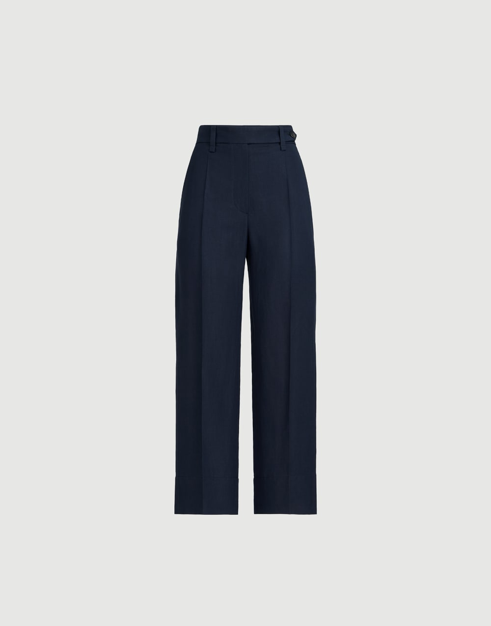 Square cigarette trousers Blue Woman - Brunello Cucinelli