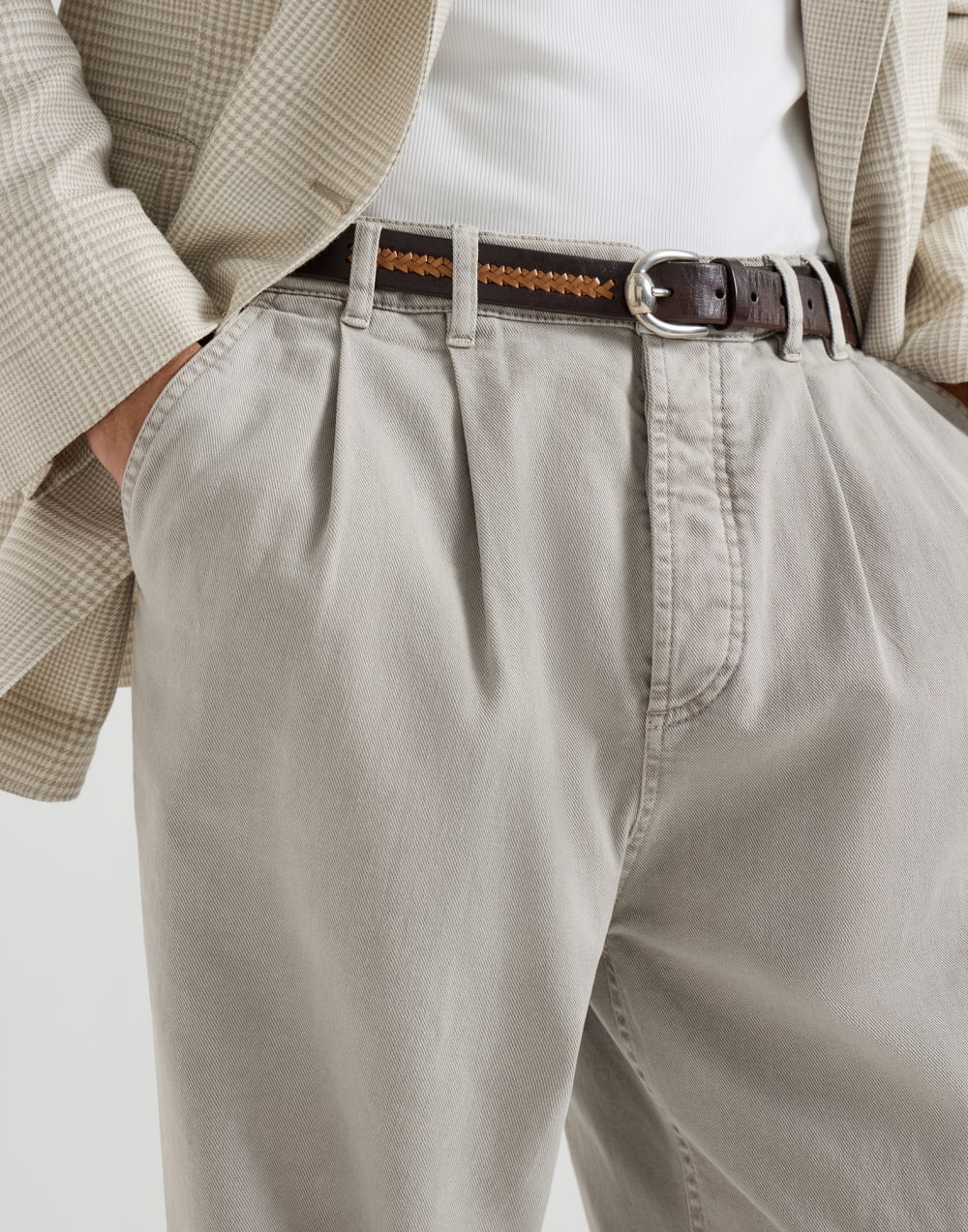 Lightweight denim trousers Mud Man - Brunello Cucinelli