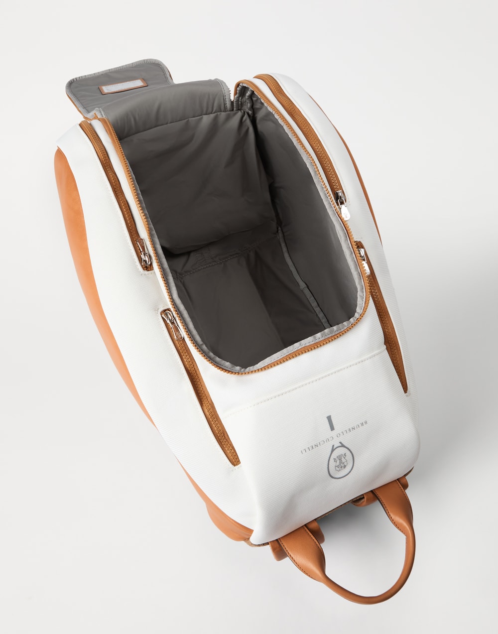 笼式网球双肩包 自然色 男款 - Brunello Cucinelli