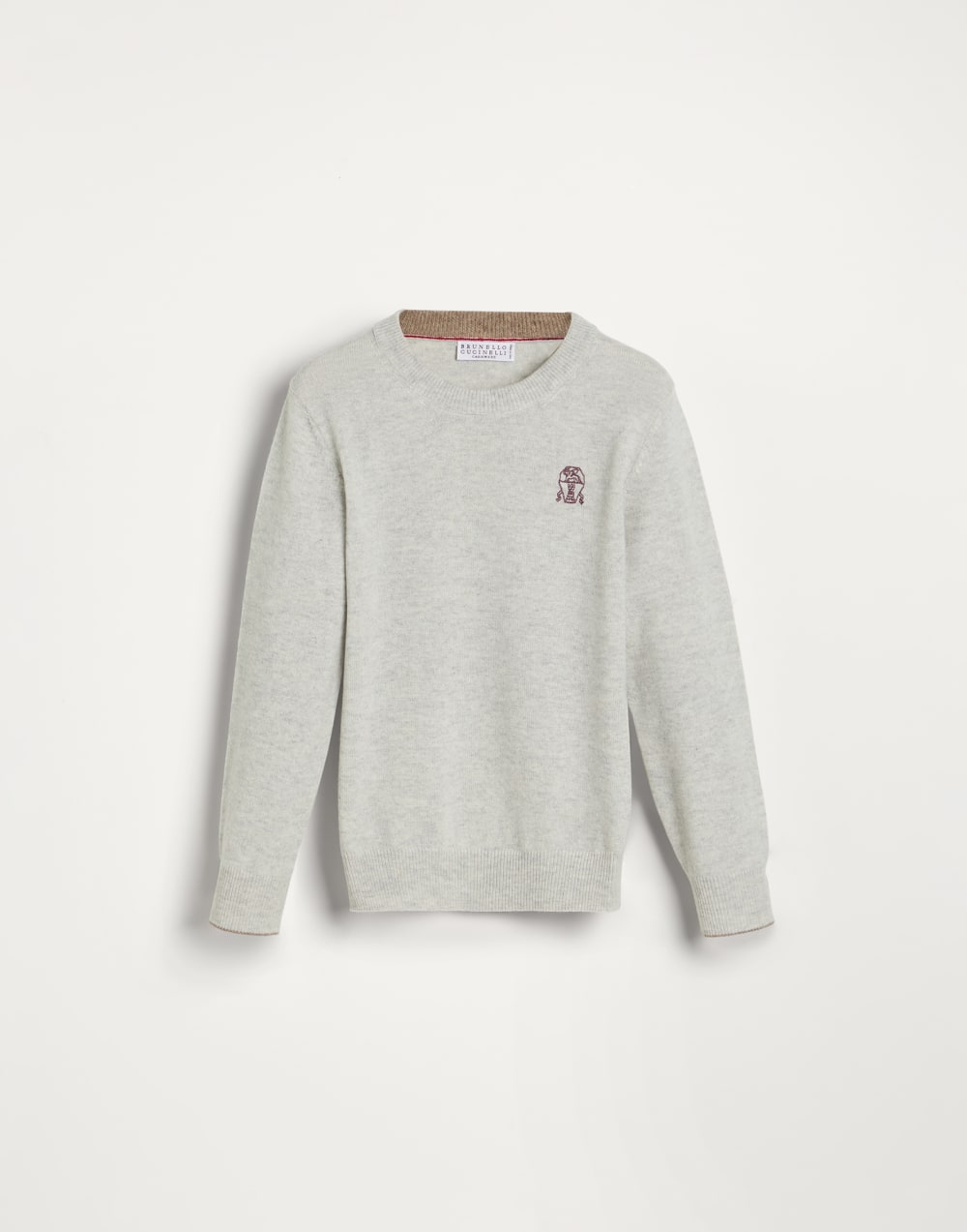 Cashmere sweater Light Grey Boys - Brunello Cucinelli