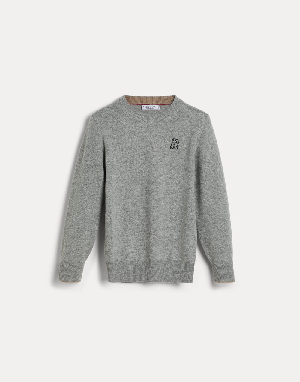 Cashmere sweater Dark Grey Boys - Brunello Cucinelli