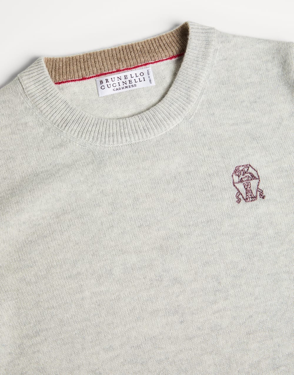 Cashmere sweater Light Grey Boys - Brunello Cucinelli