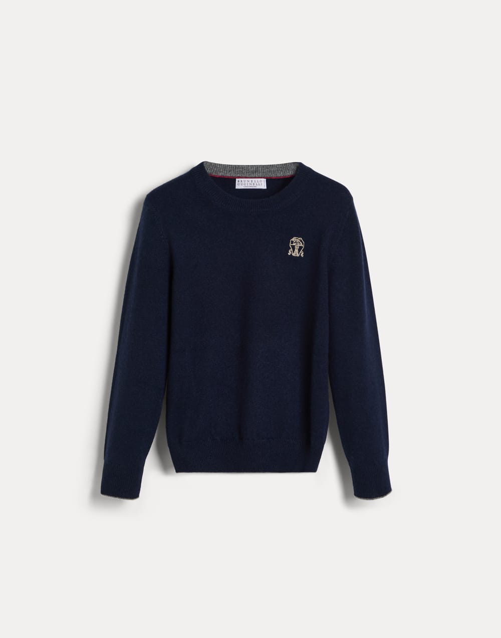 Cashmere sweater Navy Blue Boys - Brunello Cucinelli