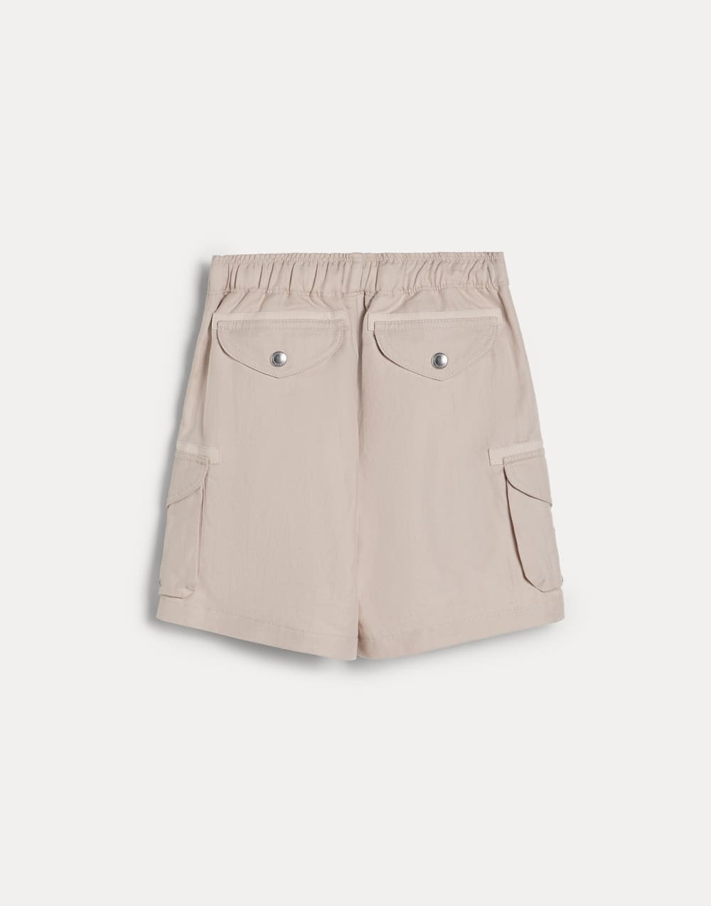 Bermuda shorts with drawstring and cargo pockets Light Brown Boys - Brunello Cucinelli