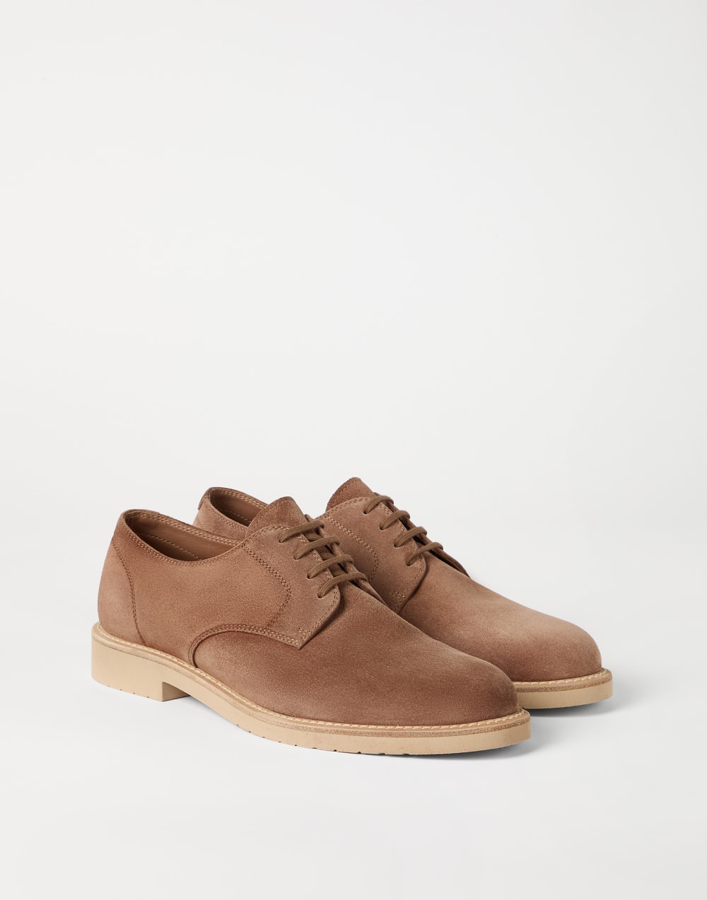 Calfskin derby Hazelnut Man - Brunello Cucinelli