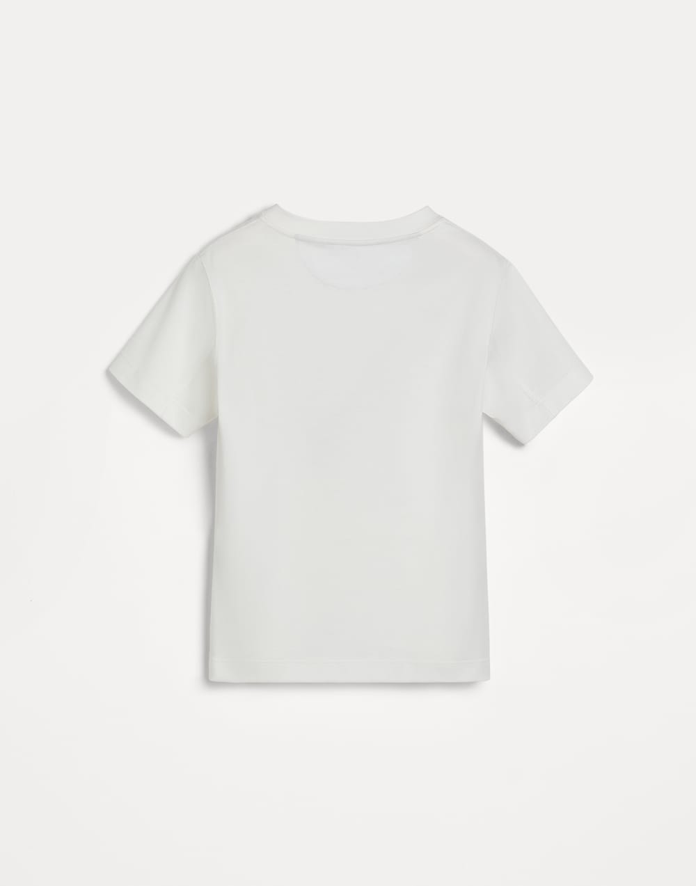 T-shirt with 'Earth' graphics Beige Boys - Brunello Cucinelli