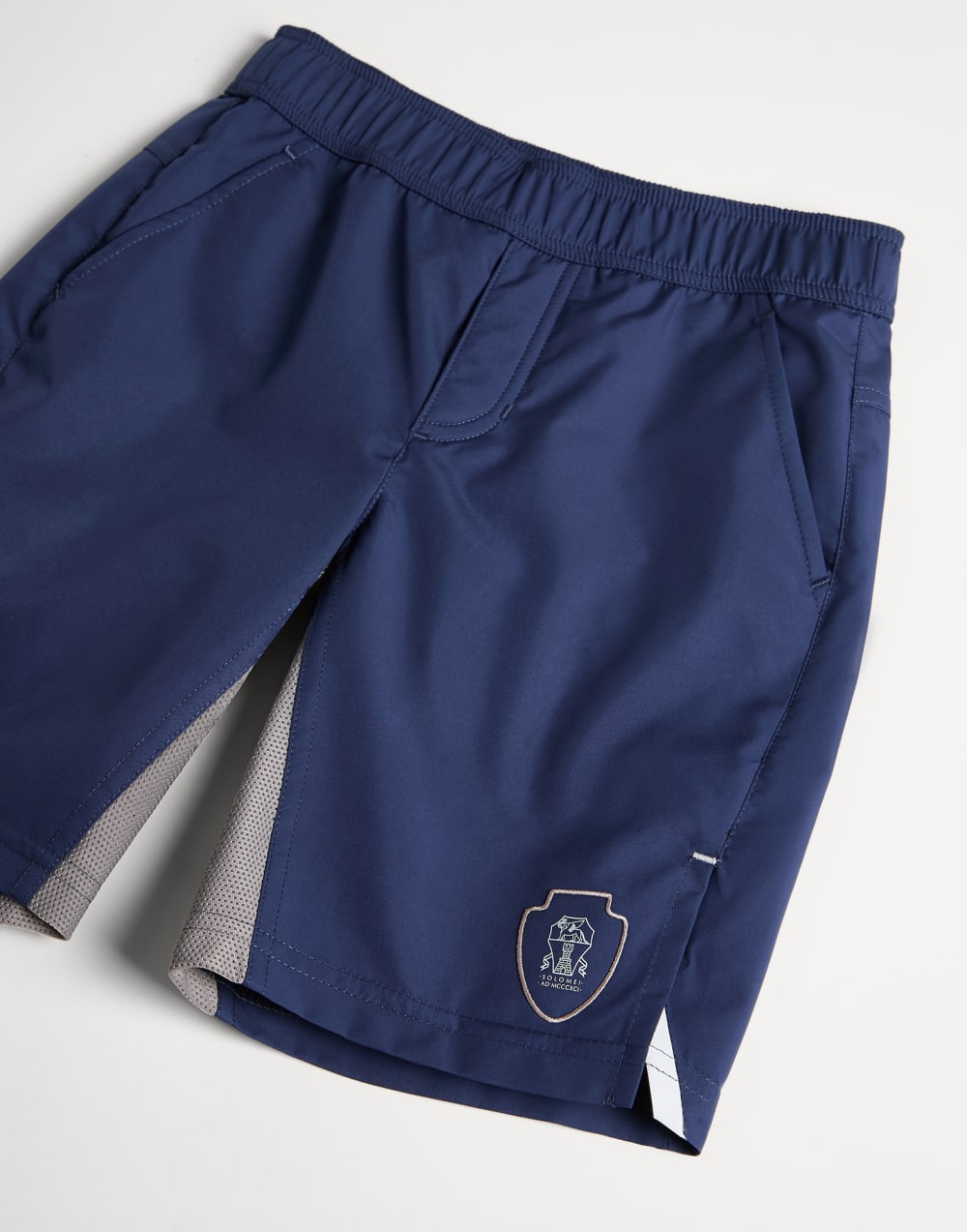 Nylon Bermuda shorts Blue Boys - Brunello Cucinelli