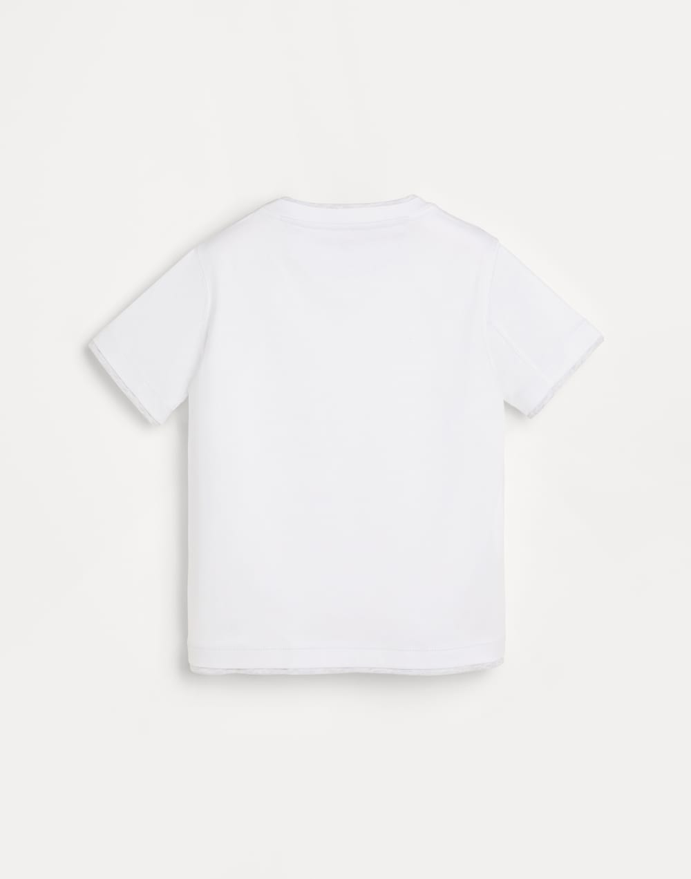 T-shirt with faux-layering White Boys - Brunello Cucinelli