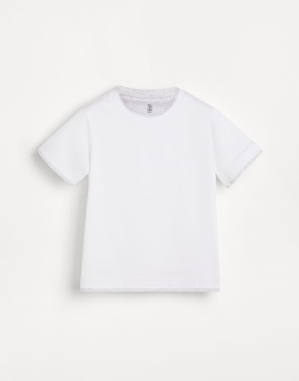 T-shirt with faux-layering White Boys - Brunello Cucinelli