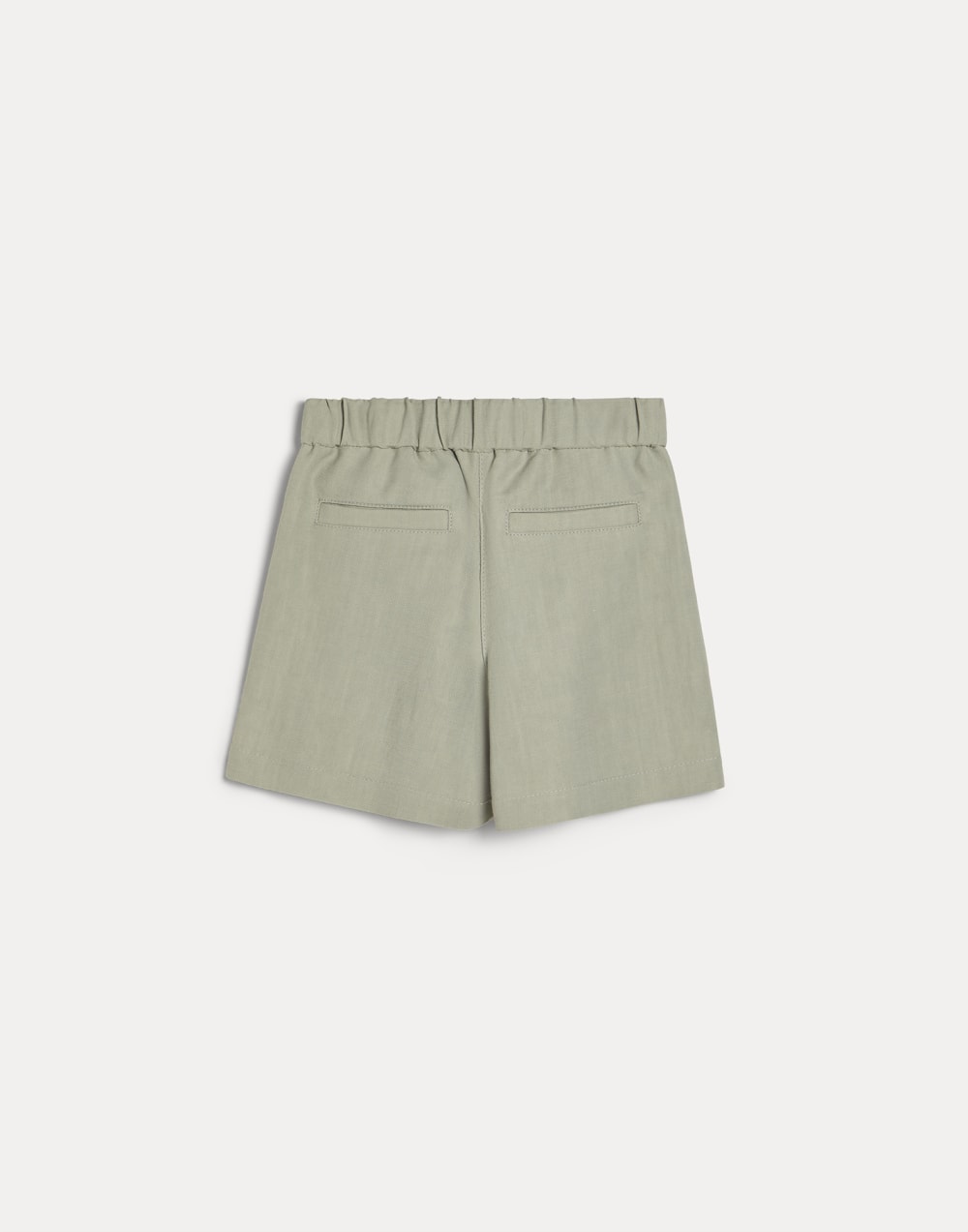 Fluid twill shorts with belt Sage Girls - Brunello Cucinelli