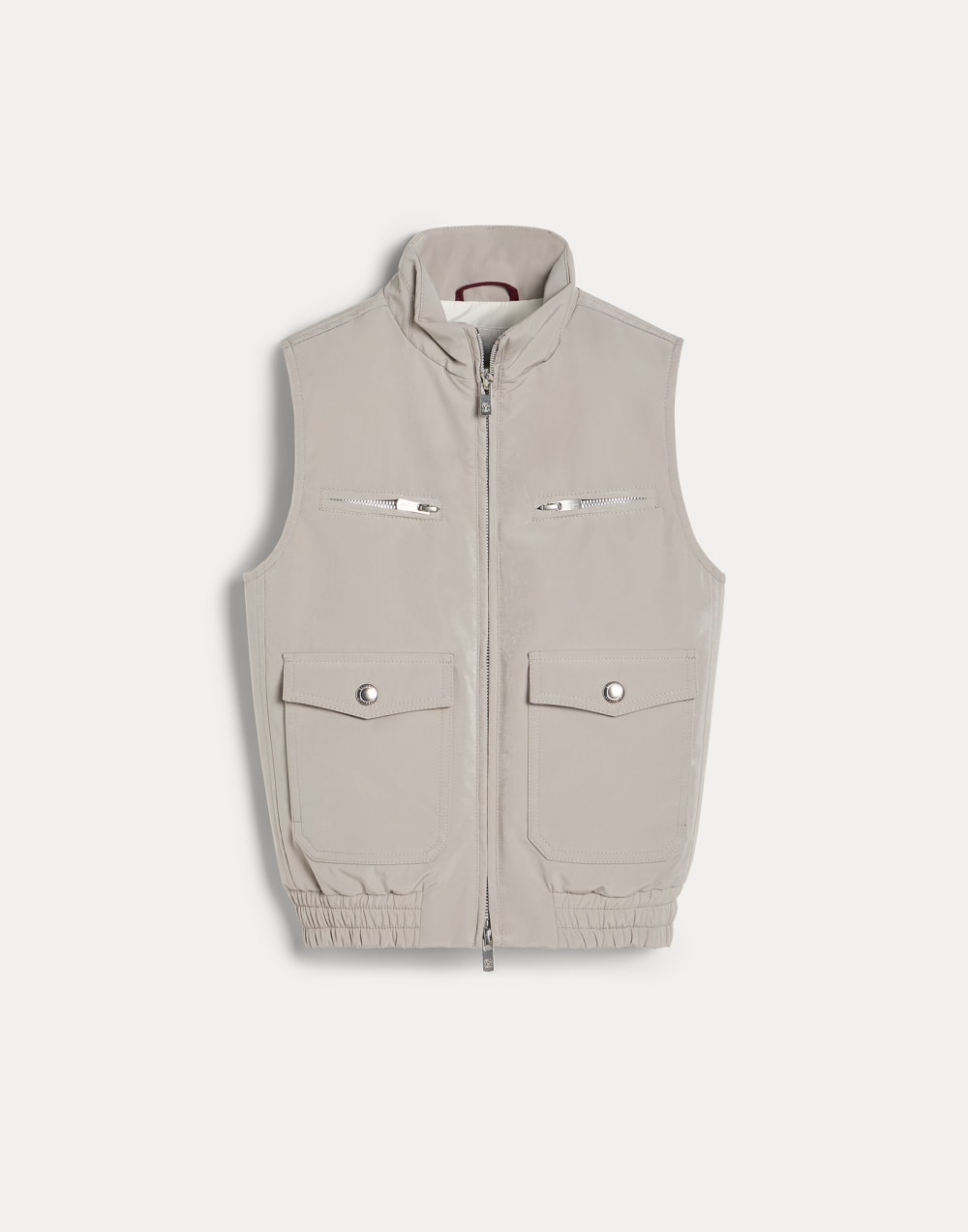 Plumífero sin mangas de nailon Marrón Claro Niño - Brunello Cucinelli