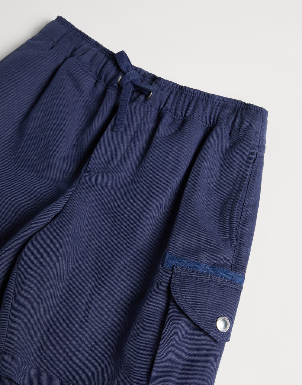 Bermuda shorts with drawstring and cargo pockets Blue Boys - Brunello Cucinelli