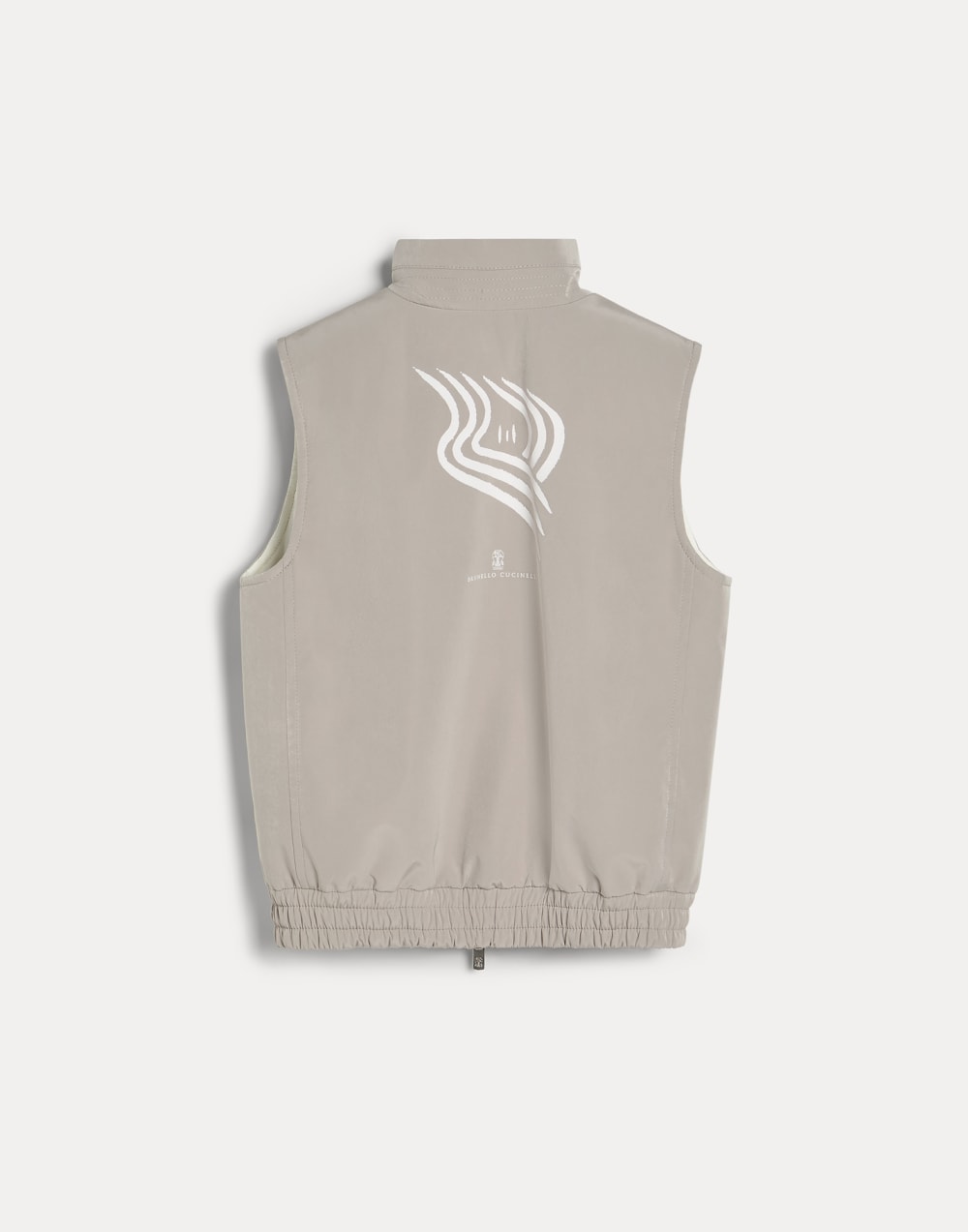 Plumífero sin mangas de nailon Marrón Claro Niño - Brunello Cucinelli