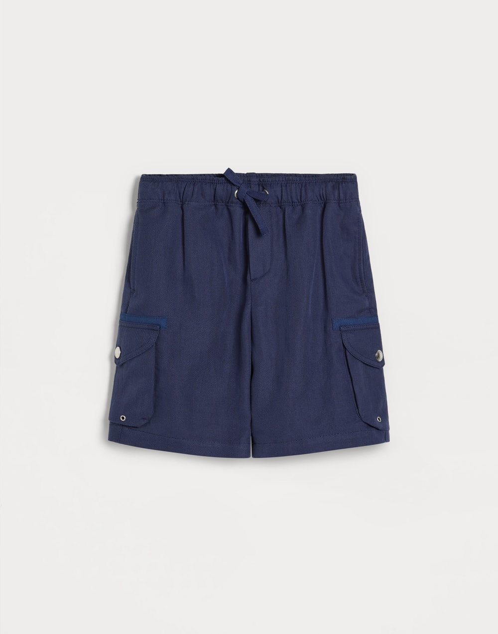 Bermuda shorts with drawstring and cargo pockets Blue Boys - Brunello Cucinelli
