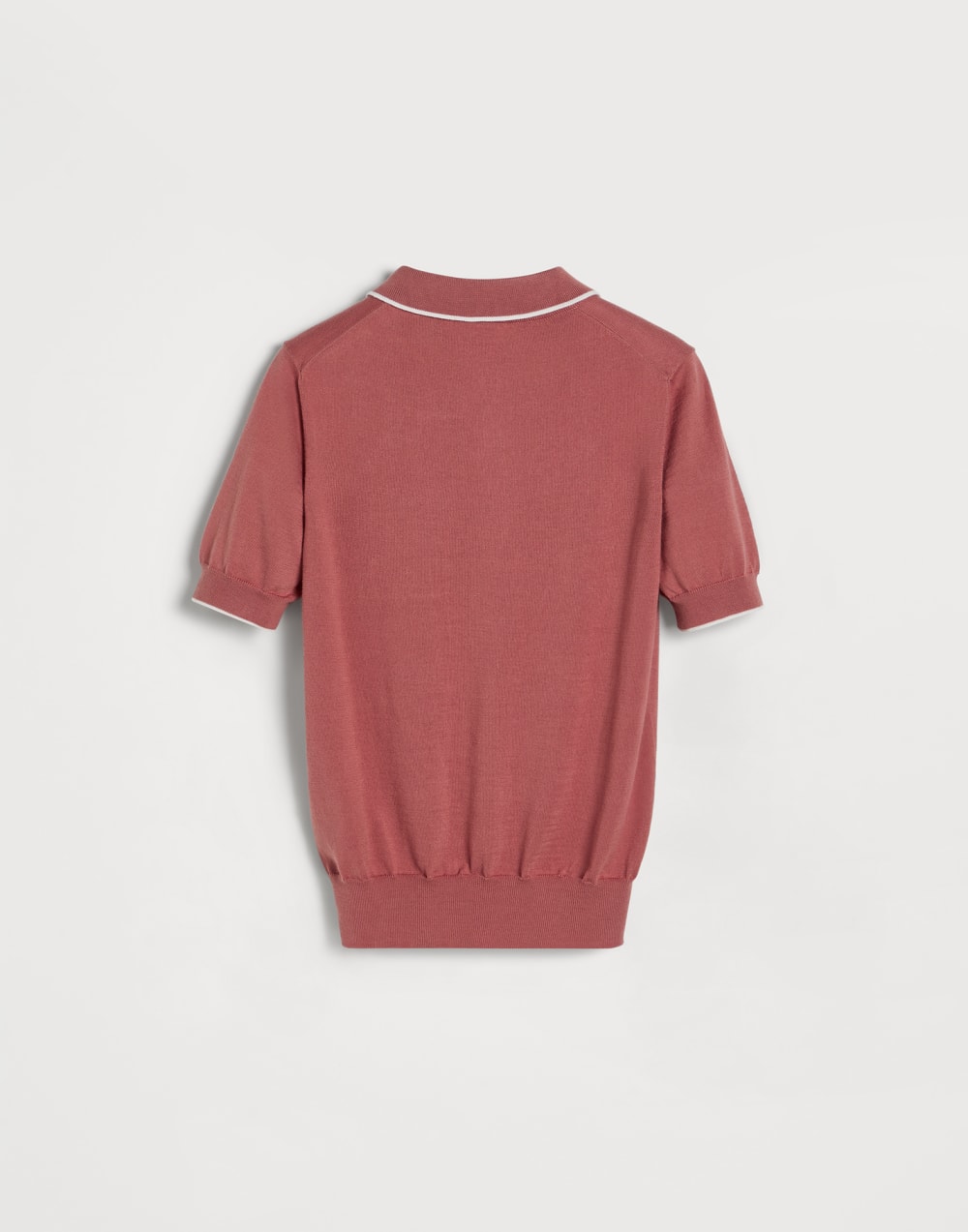 Polo en punto ligero de algodón con logotipo Naranja Niño - Brunello Cucinelli