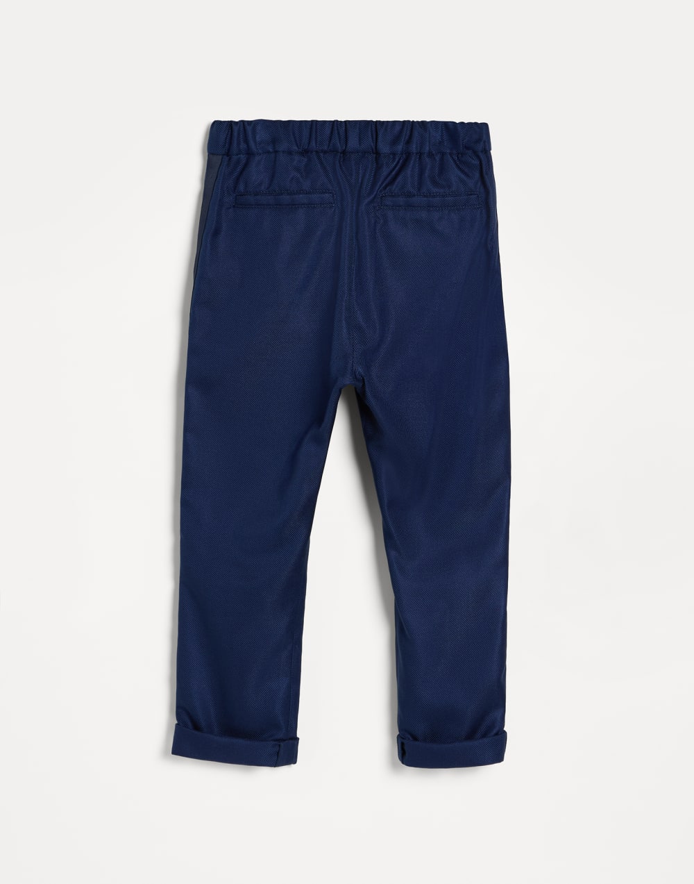 Tuxedo trousers with drawstring and double pleats Royale Blue Boys - Brunello Cucinelli