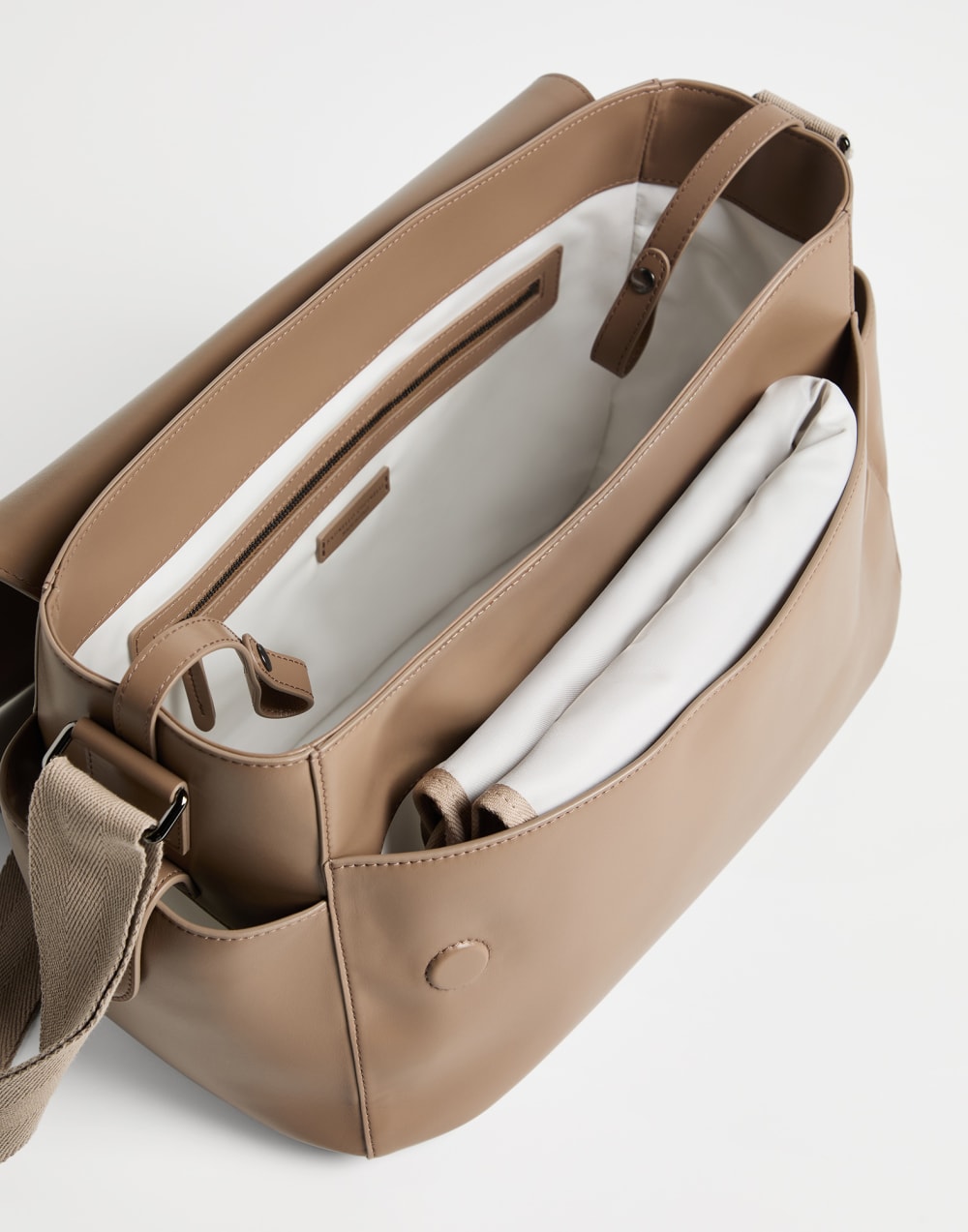 Calfskin Baby Bernie changing bag Brown Baby - Brunello Cucinelli