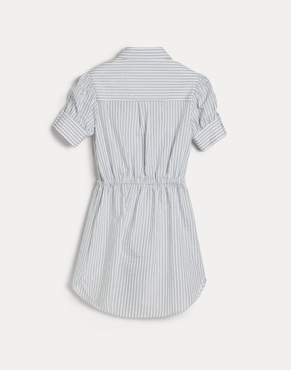 Striped Sparkling dress with monili Sky Blue Girls - Brunello Cucinelli