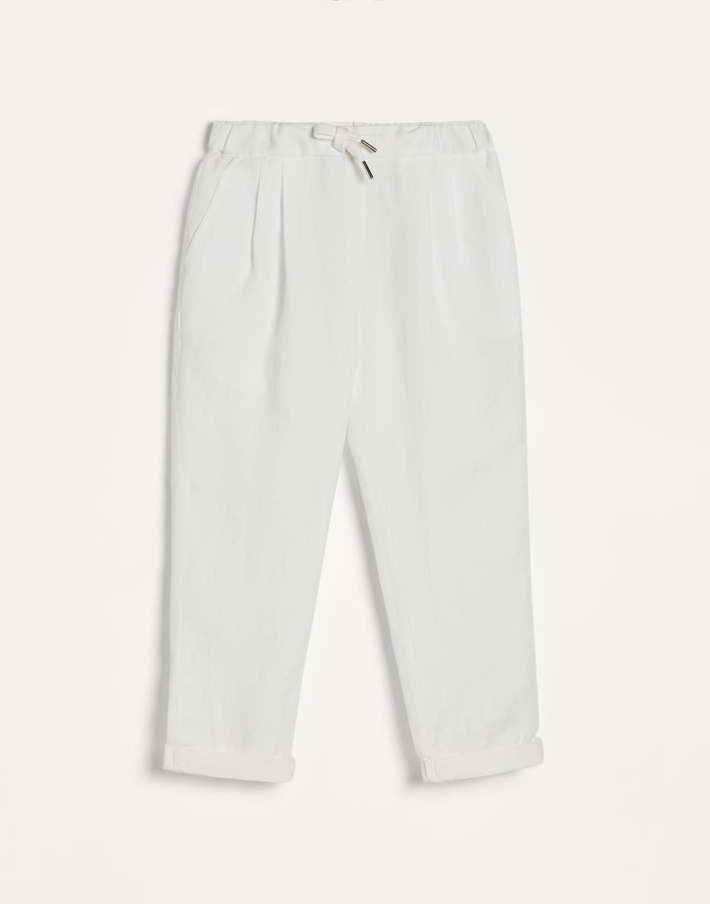 Trousers with drawstring and double pleats Snow Boys - Brunello Cucinelli
