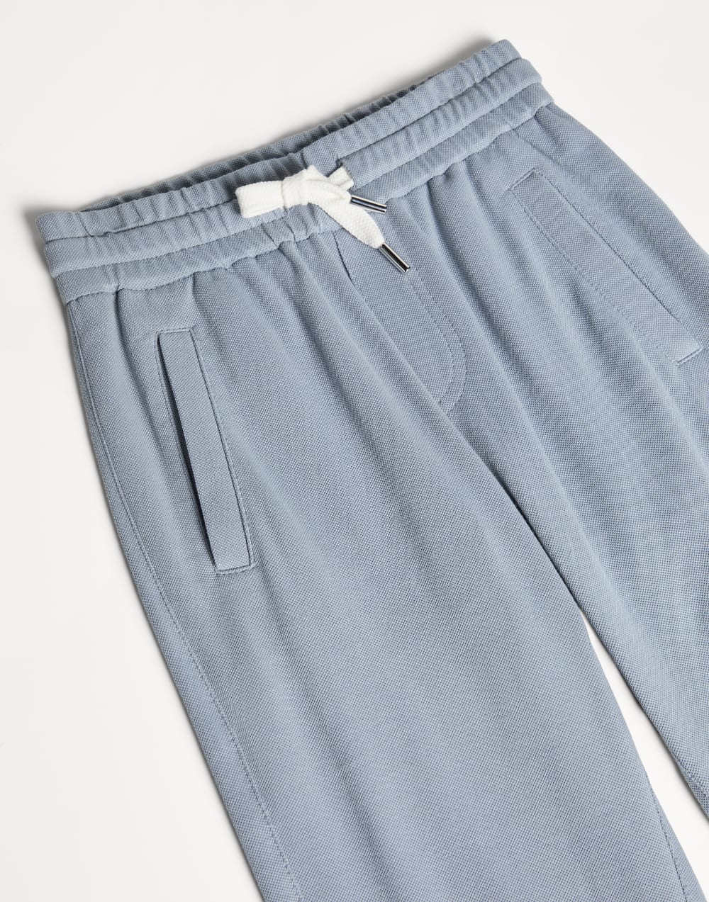 Pique Track trousers Slate Boys - Brunello Cucinelli