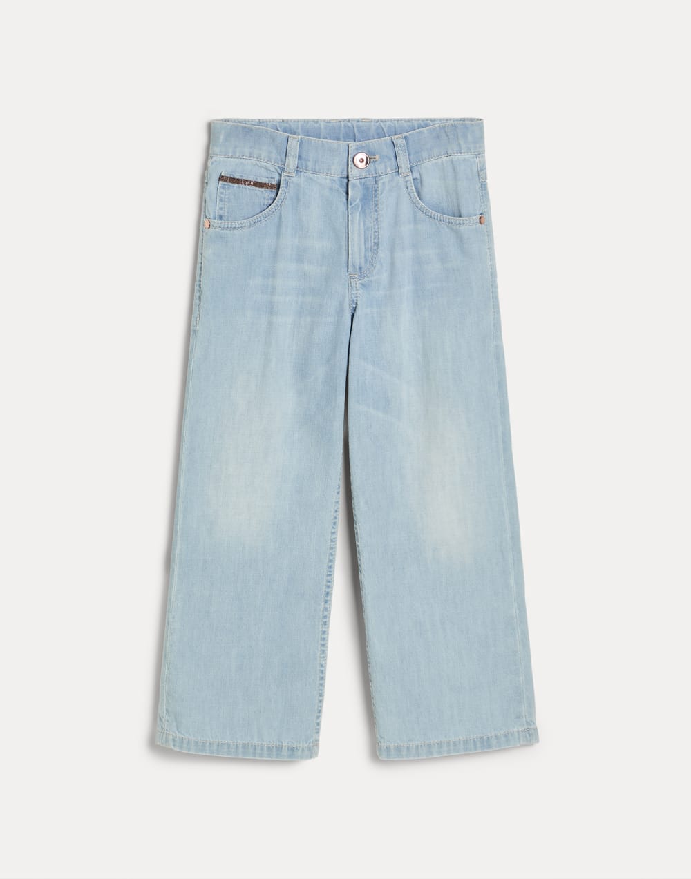 Five-pocket trousers Light Blue Denim Girls - Brunello Cucinelli