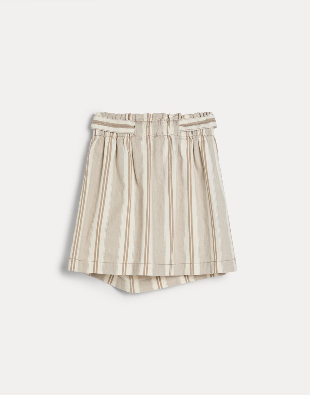Mini Wrap skirt with monili Sand Girls - Brunello Cucinelli
