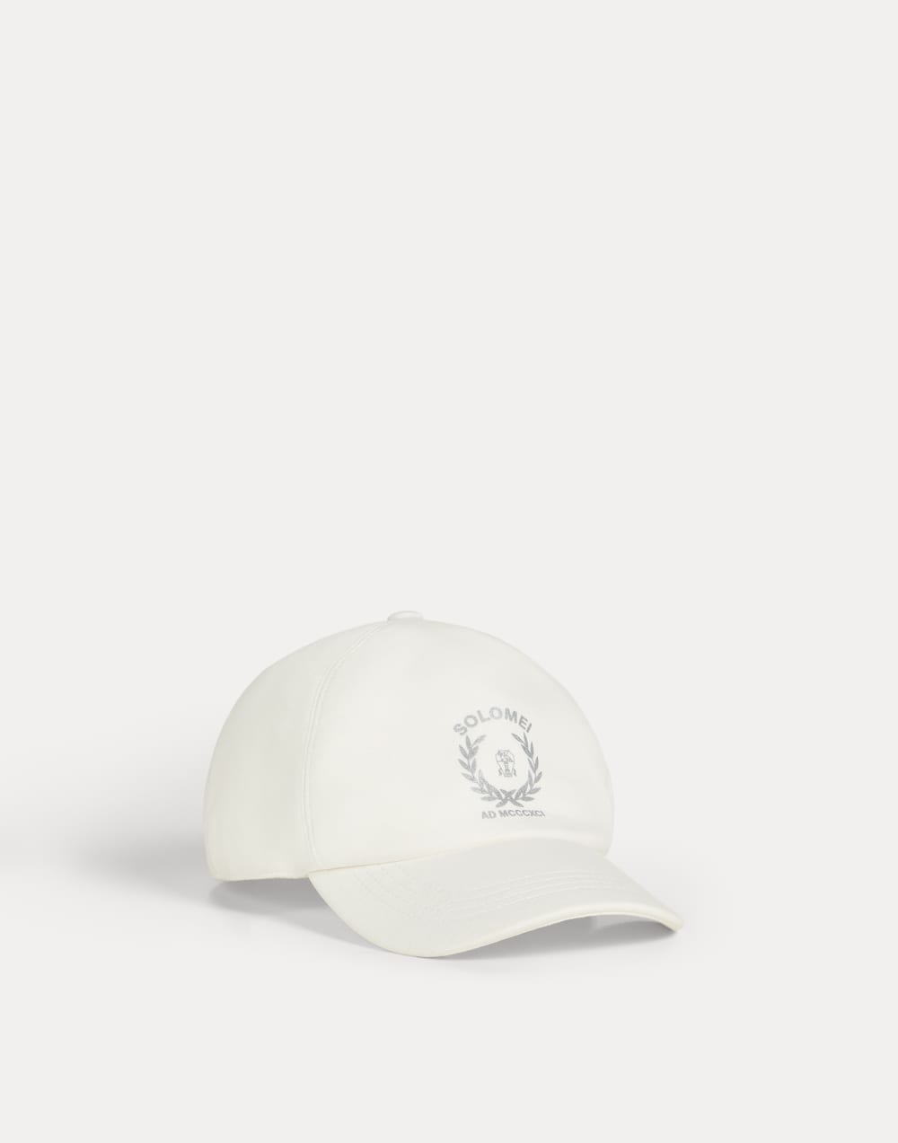 Gorra de béisbol con estampado Blanco Niña - Brunello Cucinelli