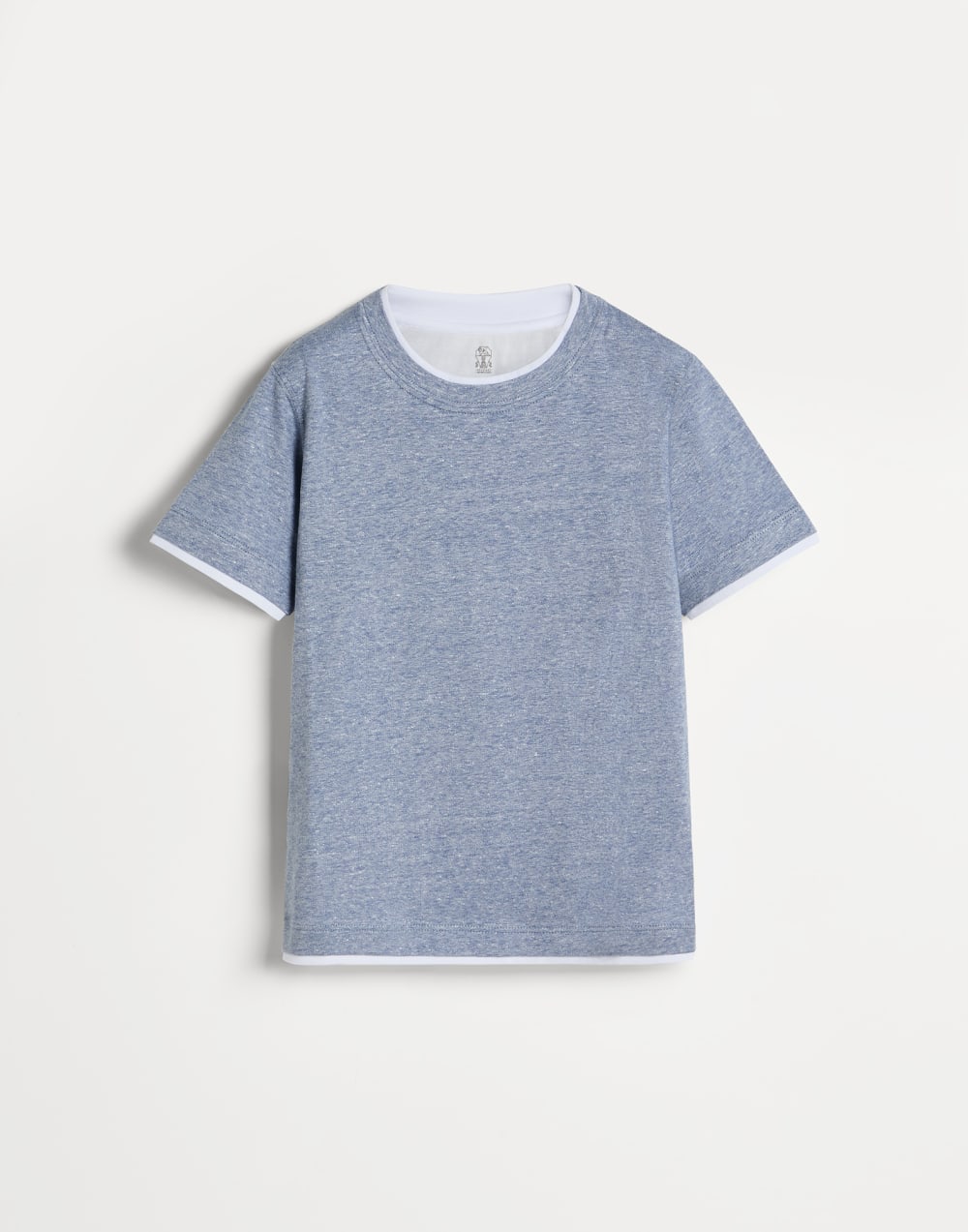 Jersey T-shirt Azure Boys - Brunello Cucinelli