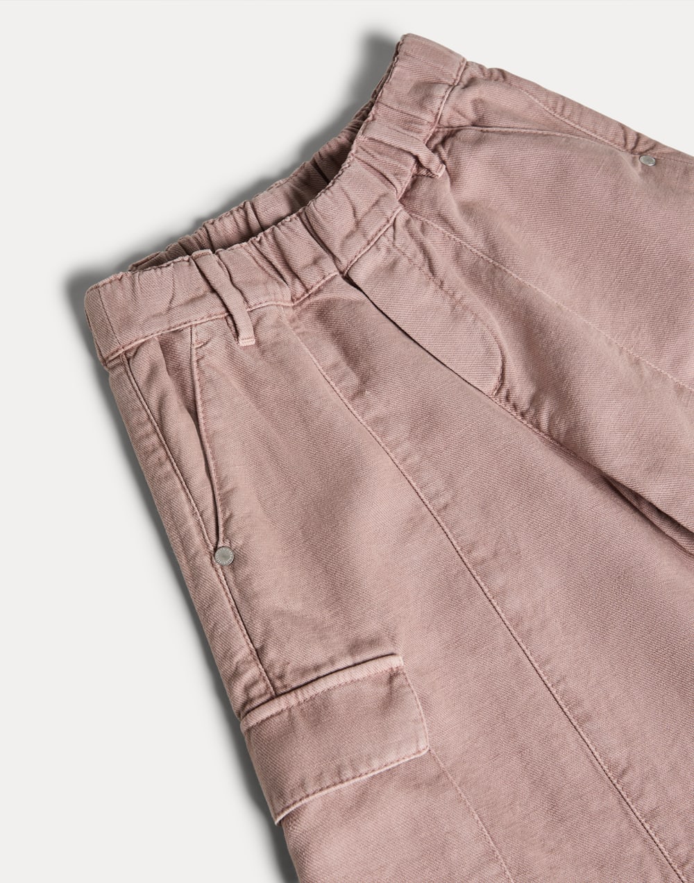 Wide Long Bermuda Shorts with monili Pink Girls - Brunello Cucinelli