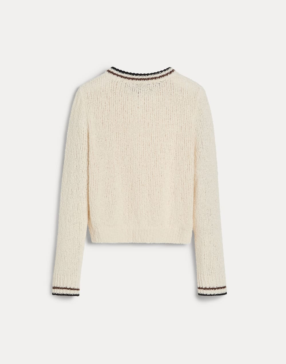 Rustic cotton cardigan Ecru Girls - Brunello Cucinelli