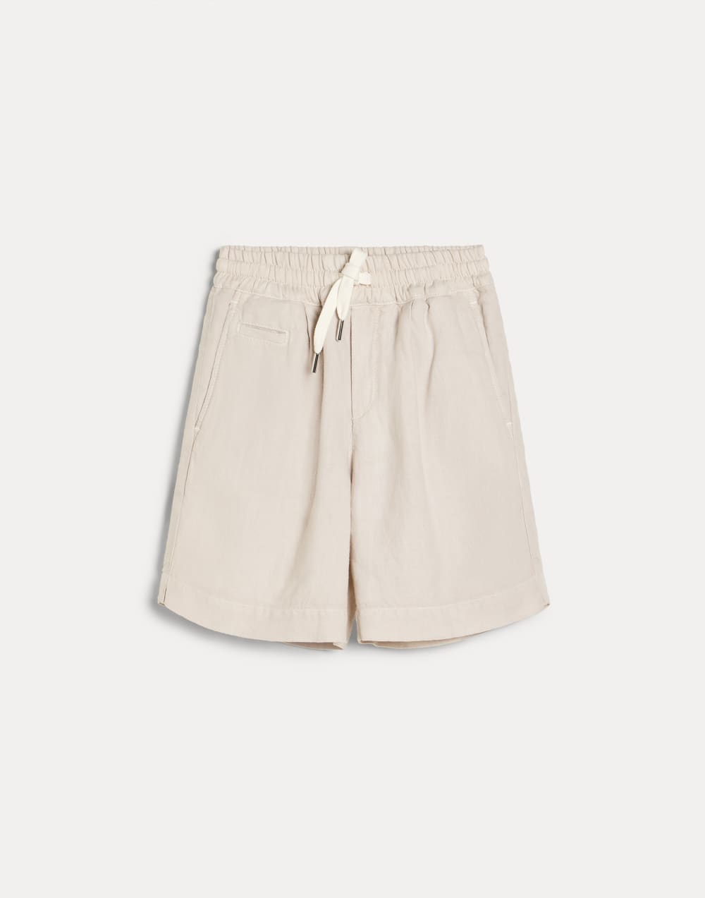 Bermudashorts mit Tunnelzug und Bundfalten Hafer Jungen - Brunello Cucinelli
