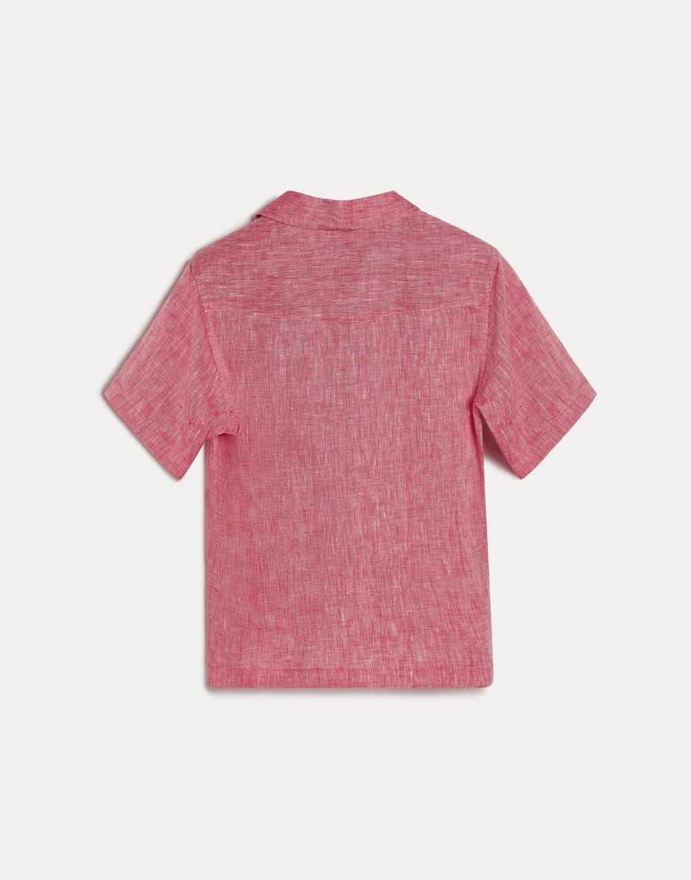 Hemd mit Camp-Kragen Rot Jungen - Brunello Cucinelli