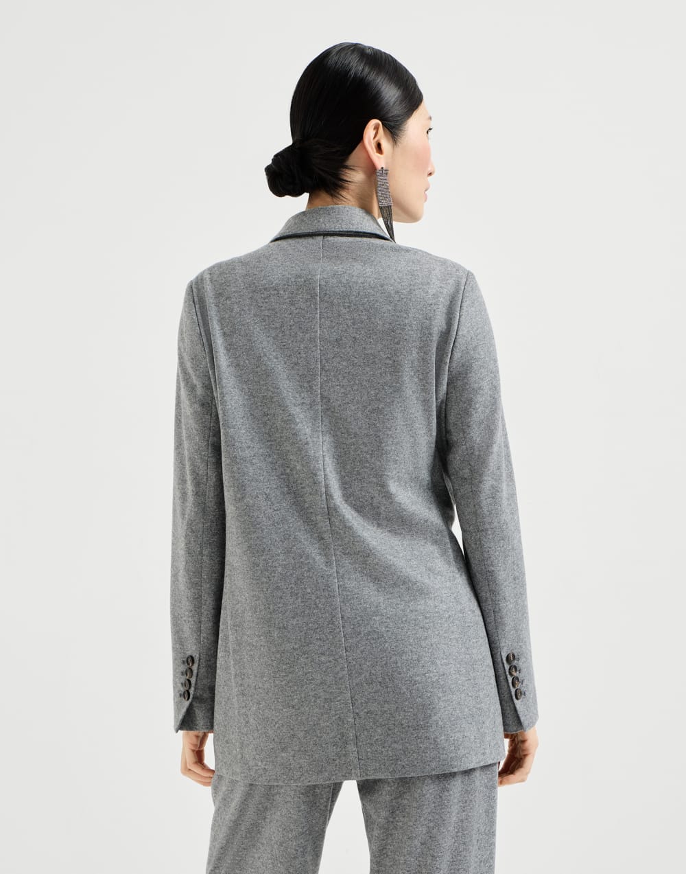 Deconstructed blazer Grey Woman - Brunello Cucinelli