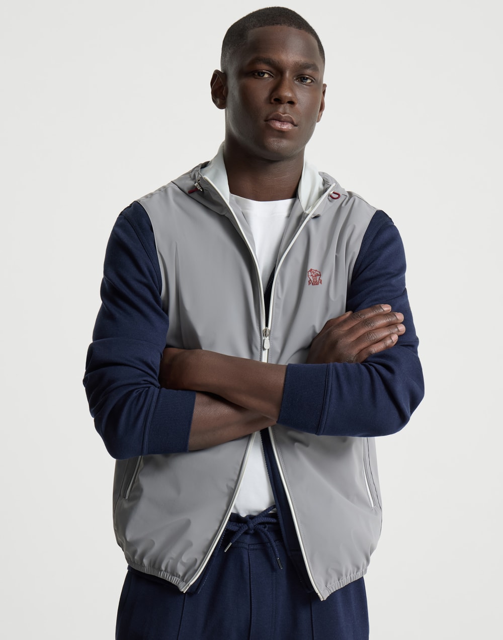 Chaqueta sin mangas Gris Hombre - Brunello Cucinelli