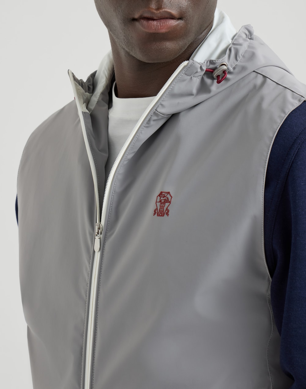 Chaqueta sin mangas Gris Hombre - Brunello Cucinelli