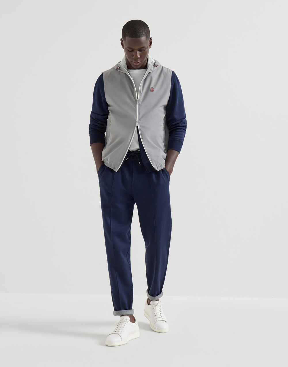 Chaqueta sin mangas Gris Hombre - Brunello Cucinelli