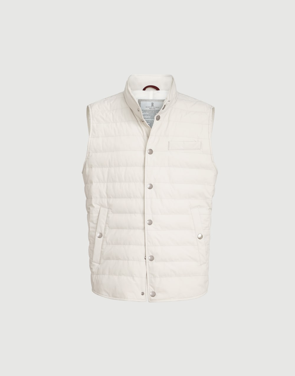 Пуховик из тафты Панама Мужчина - Brunello Cucinelli